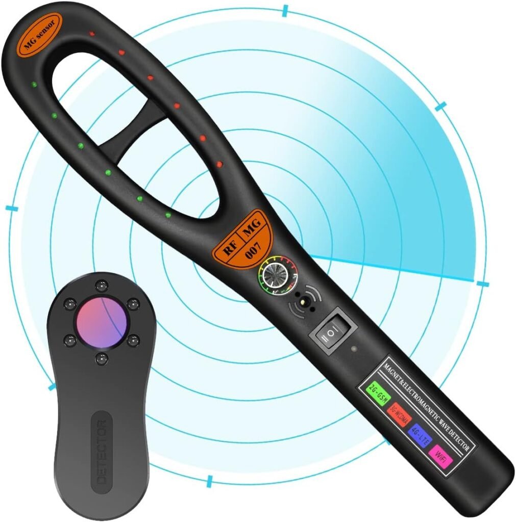 KAXYUYA GPS Tracker Detector Anti Spy Detector Hidden Camera Bug Detector RF Detector Listening Device Detector Bug Sweeper Detector GPS Detector find Any GPS Tracker