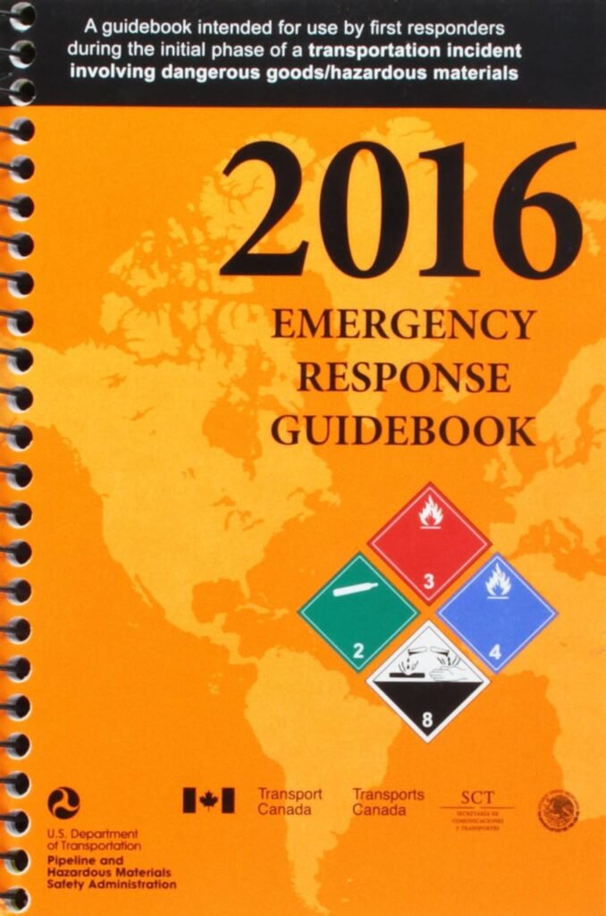 2016 Emergency Response Guidebook (ERG): Spiral Bound (Standard Size)     Spiral-bound – June 1, 2016