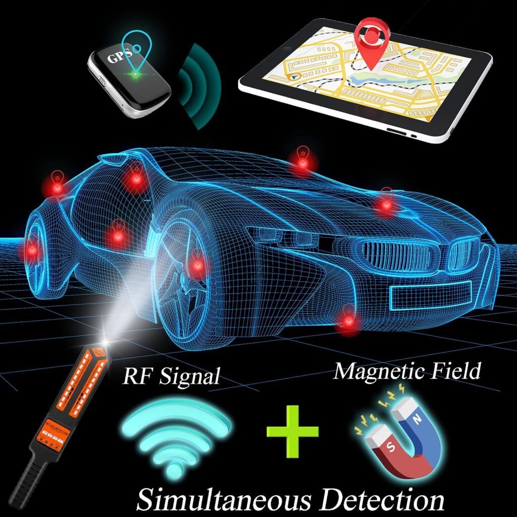 Anti Spy Detector Bug Detector Hidden Camera Detectors RF Detector Bug Sweeper GPS Tracker Detector Finder Listening Device Detector Spy Camera Finder for GPS Camera Listening Device Detector